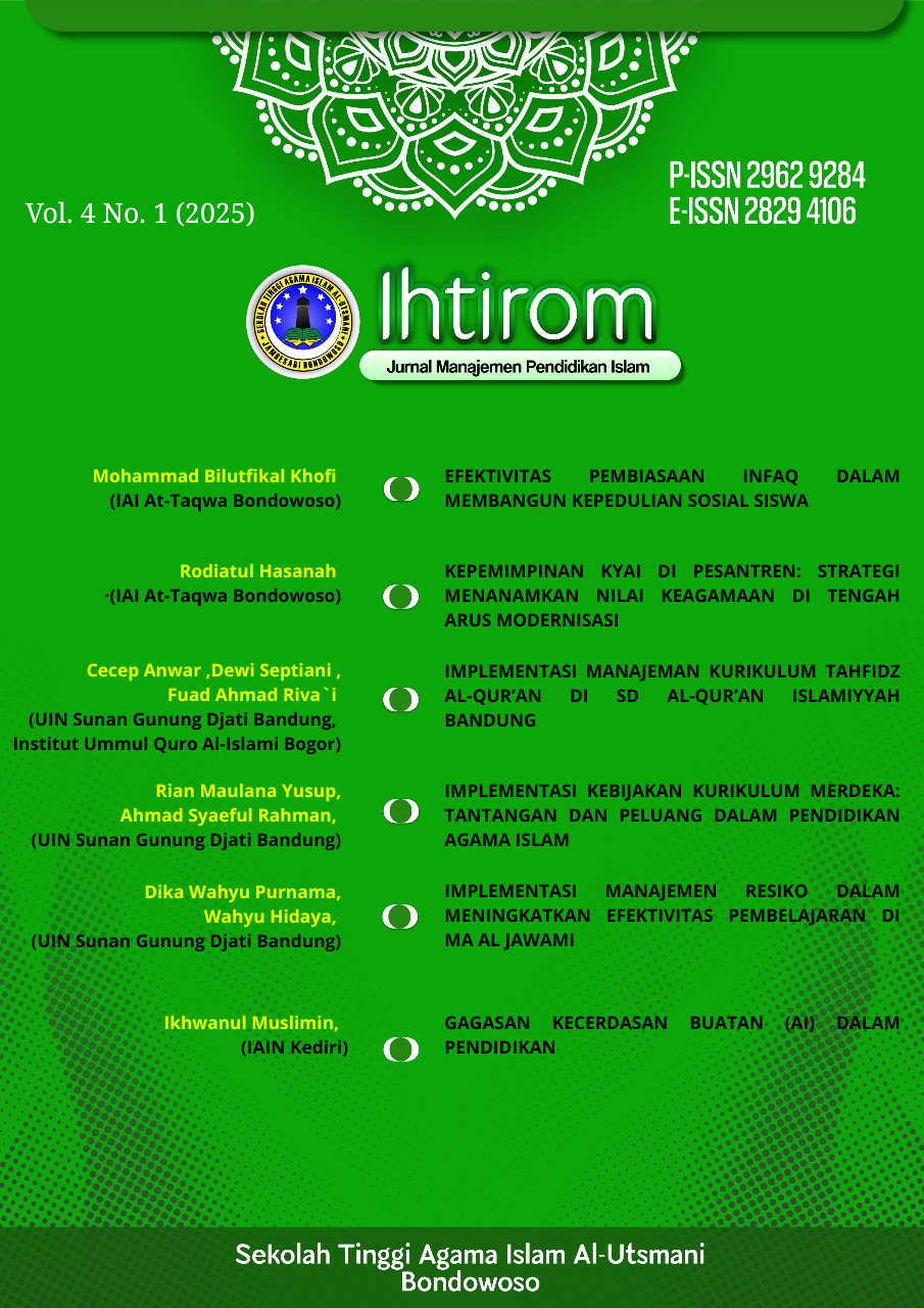 					View Vol. 4 No. 1 (2025): Ihtirom Edisi April 2025
				