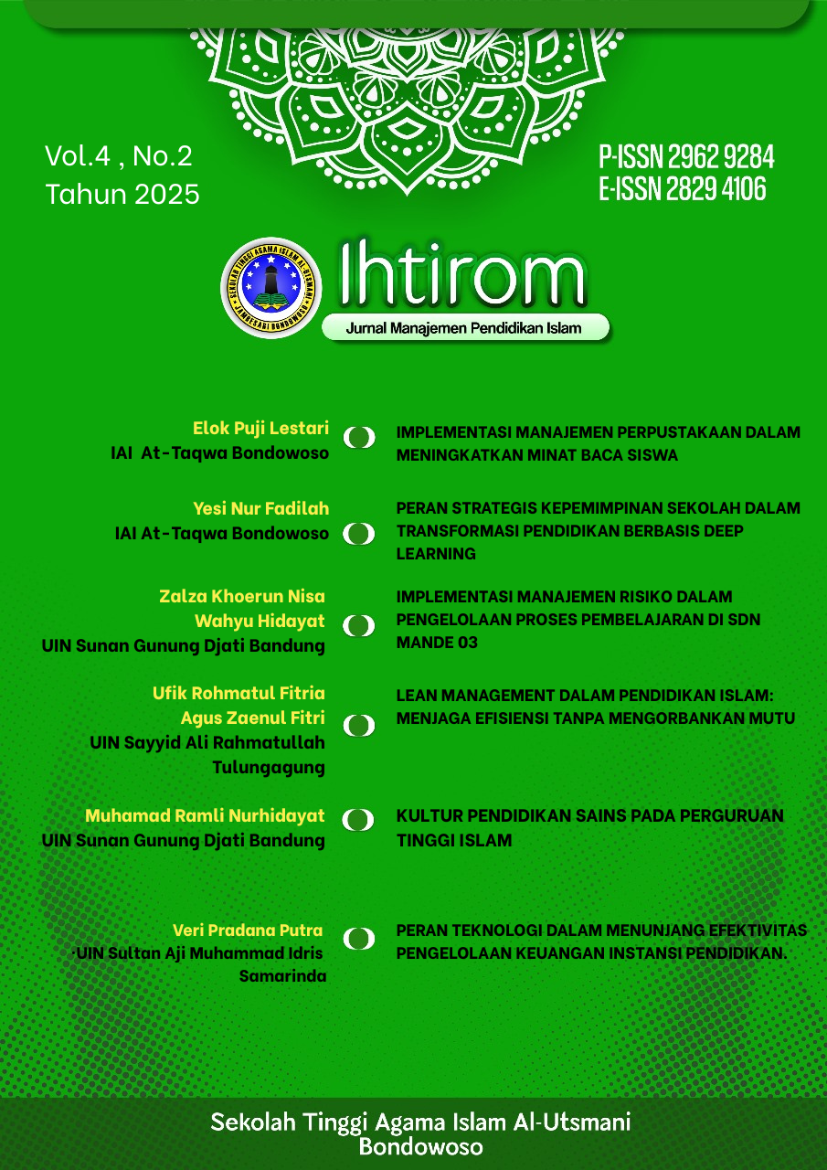 					View Vol. 4 No. 2 (2025): Ihtirom Edisi Oktober 2025
				